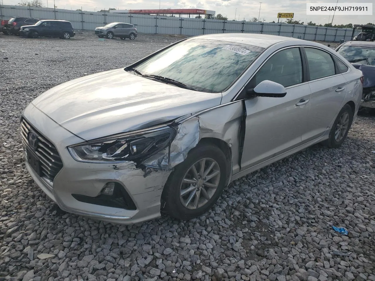 2018 Hyundai Sonata Se VIN: 5NPE24AF9JH719911 Lot: 71380974