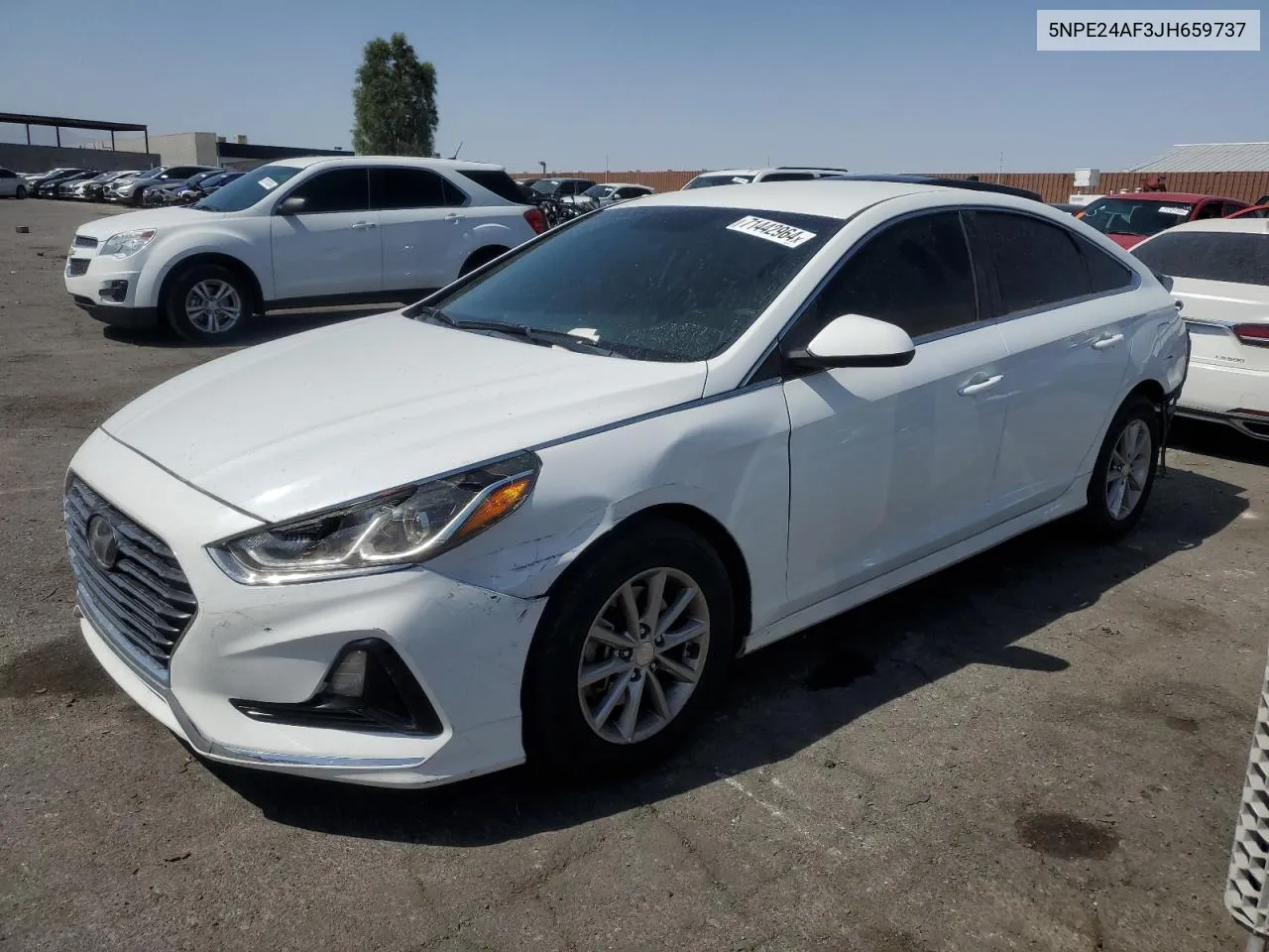 2018 Hyundai Sonata Se VIN: 5NPE24AF3JH659737 Lot: 71442964