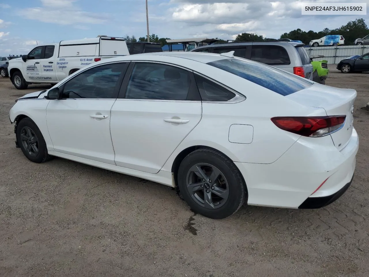 2018 Hyundai Sonata Se VIN: 5NPE24AF3JH615902 Lot: 71950394