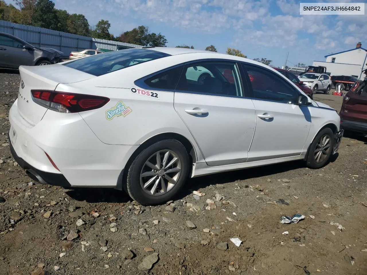 2018 Hyundai Sonata Se VIN: 5NPE24AF3JH664842 Lot: 71965294