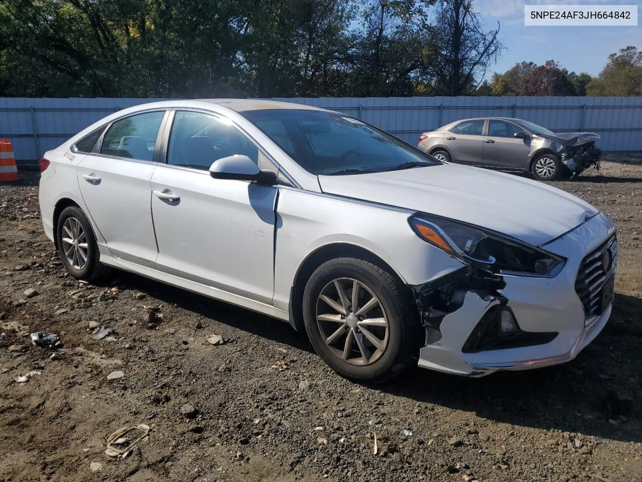 2018 Hyundai Sonata Se VIN: 5NPE24AF3JH664842 Lot: 71965294