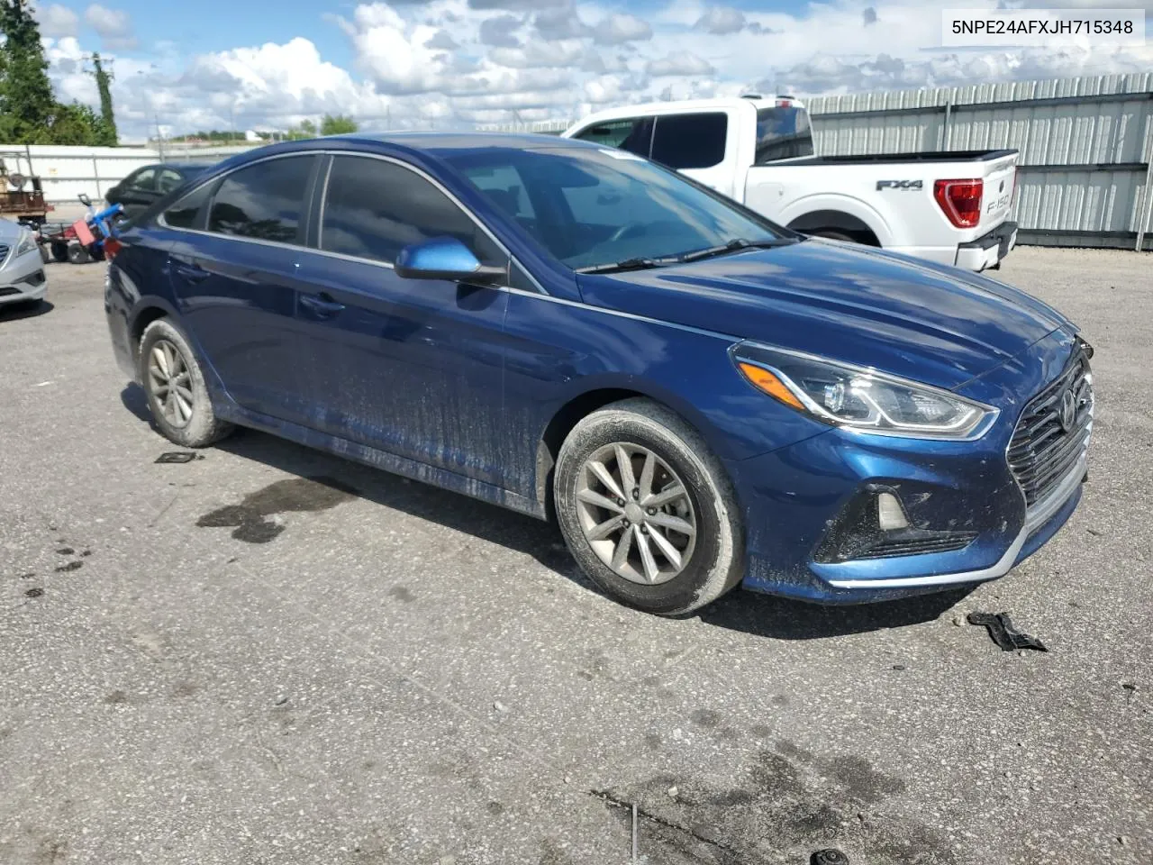 2018 Hyundai Sonata Se VIN: 5NPE24AFXJH715348 Lot: 72058924