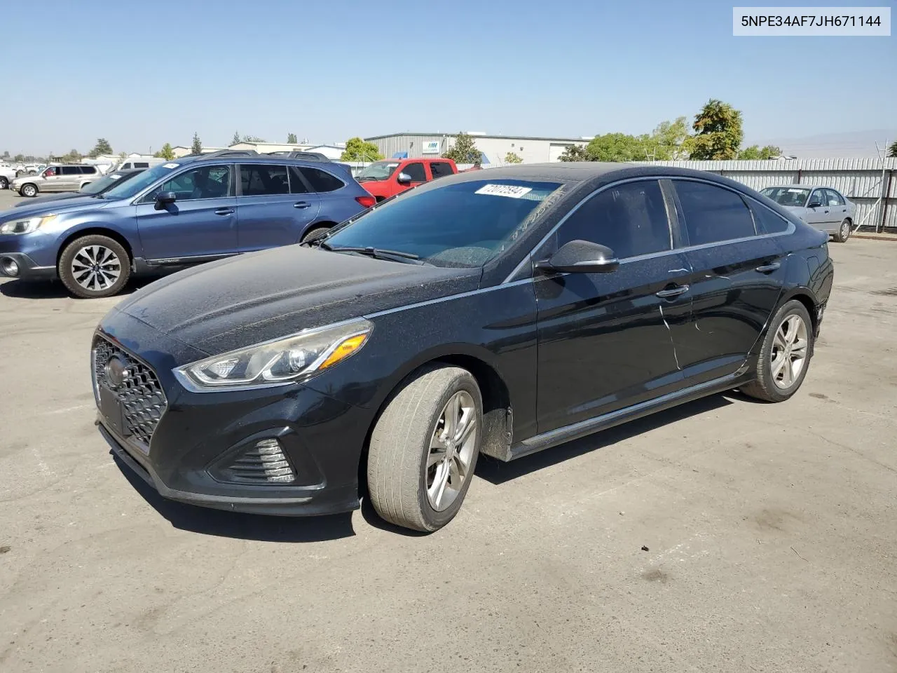 5NPE34AF7JH671144 2018 Hyundai Sonata Sport