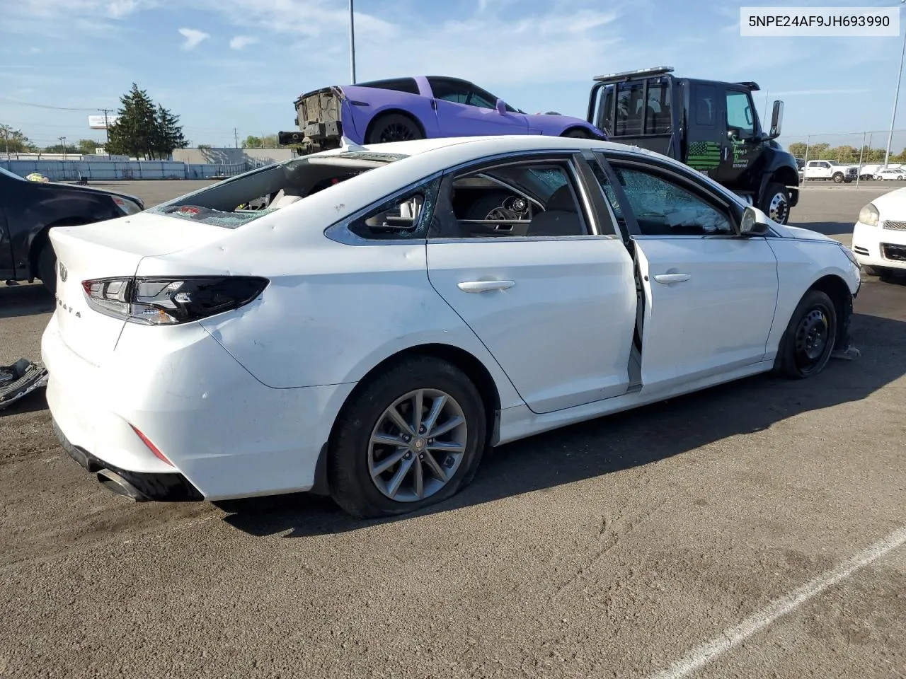 5NPE24AF9JH693990 2018 Hyundai Sonata Se