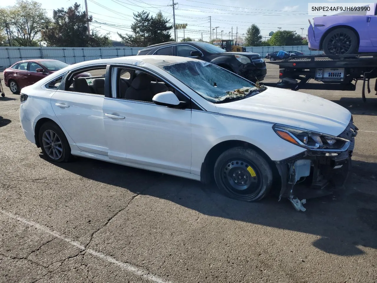 2018 Hyundai Sonata Se VIN: 5NPE24AF9JH693990 Lot: 72264674