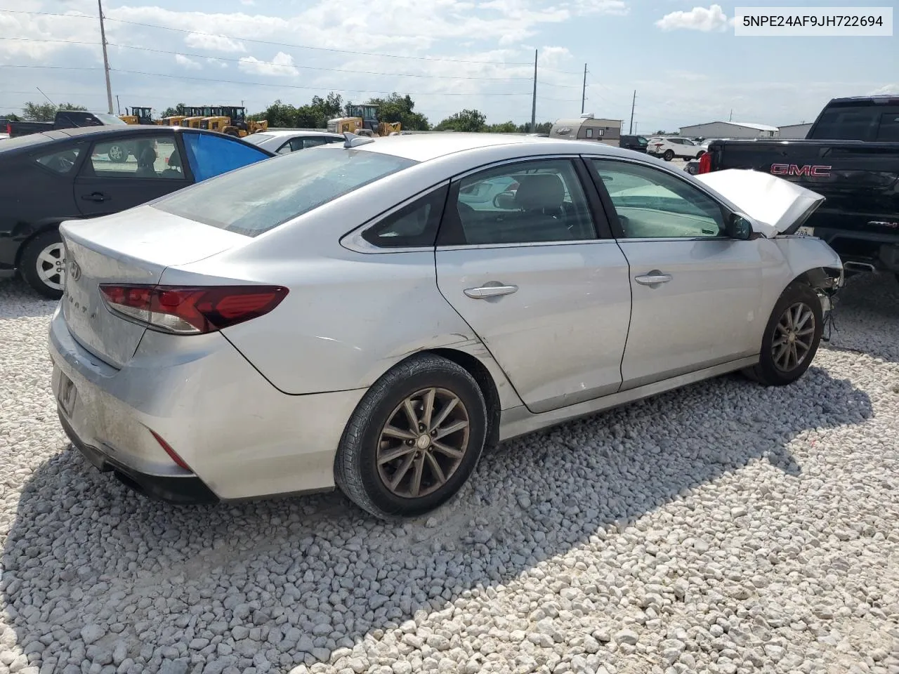 2018 Hyundai Sonata Se VIN: 5NPE24AF9JH722694 Lot: 72641264