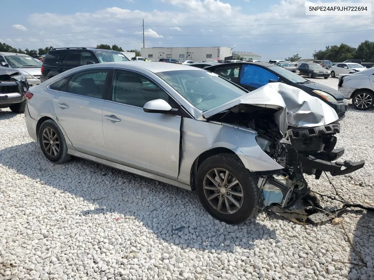 2018 Hyundai Sonata Se VIN: 5NPE24AF9JH722694 Lot: 72641264