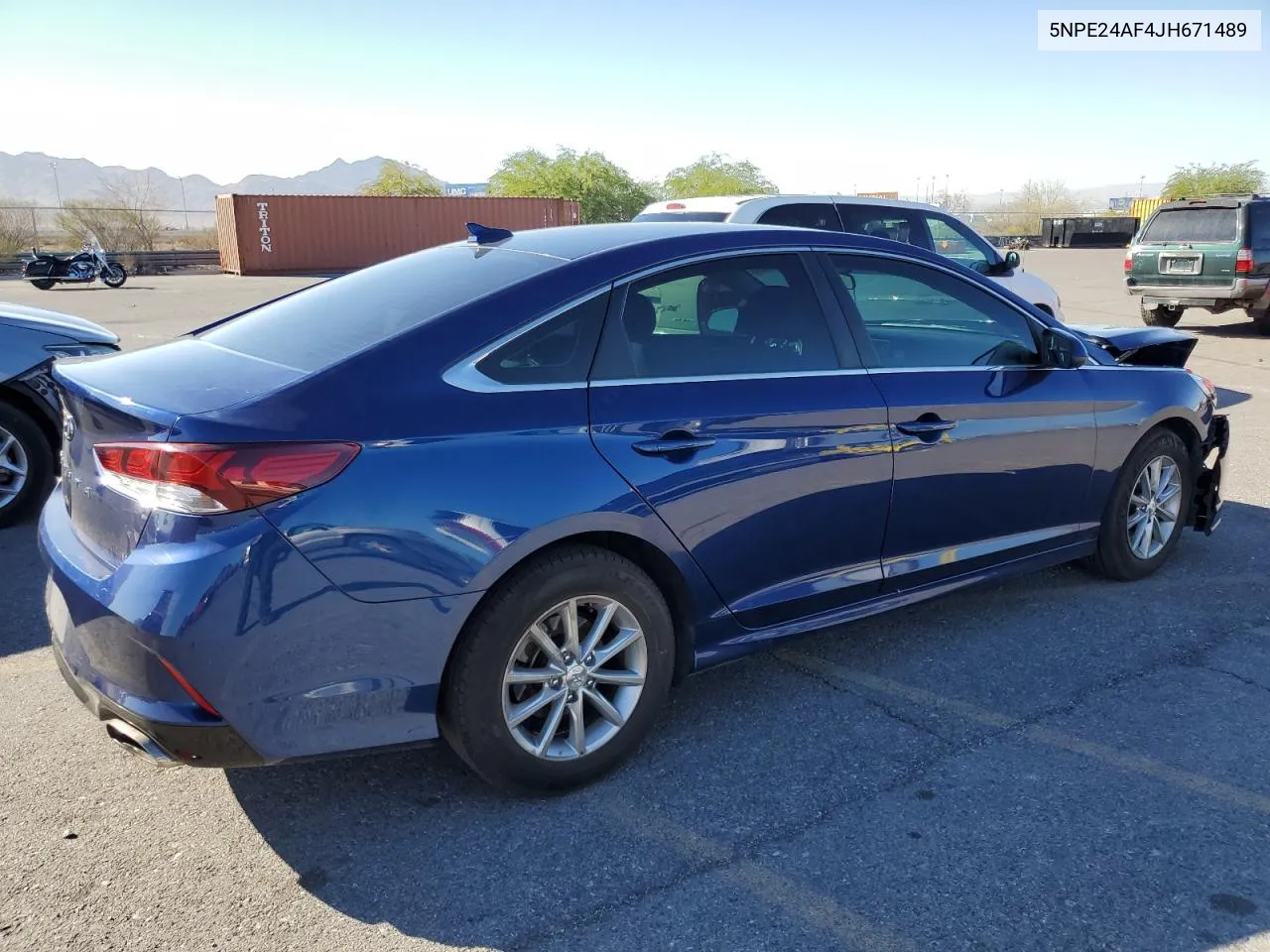 2018 Hyundai Sonata Se VIN: 5NPE24AF4JH671489 Lot: 72810584