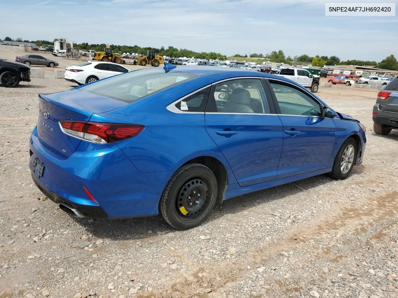 2018 Hyundai Sonata Se VIN: 5NPE24AF7JH692420 Lot: 73000204