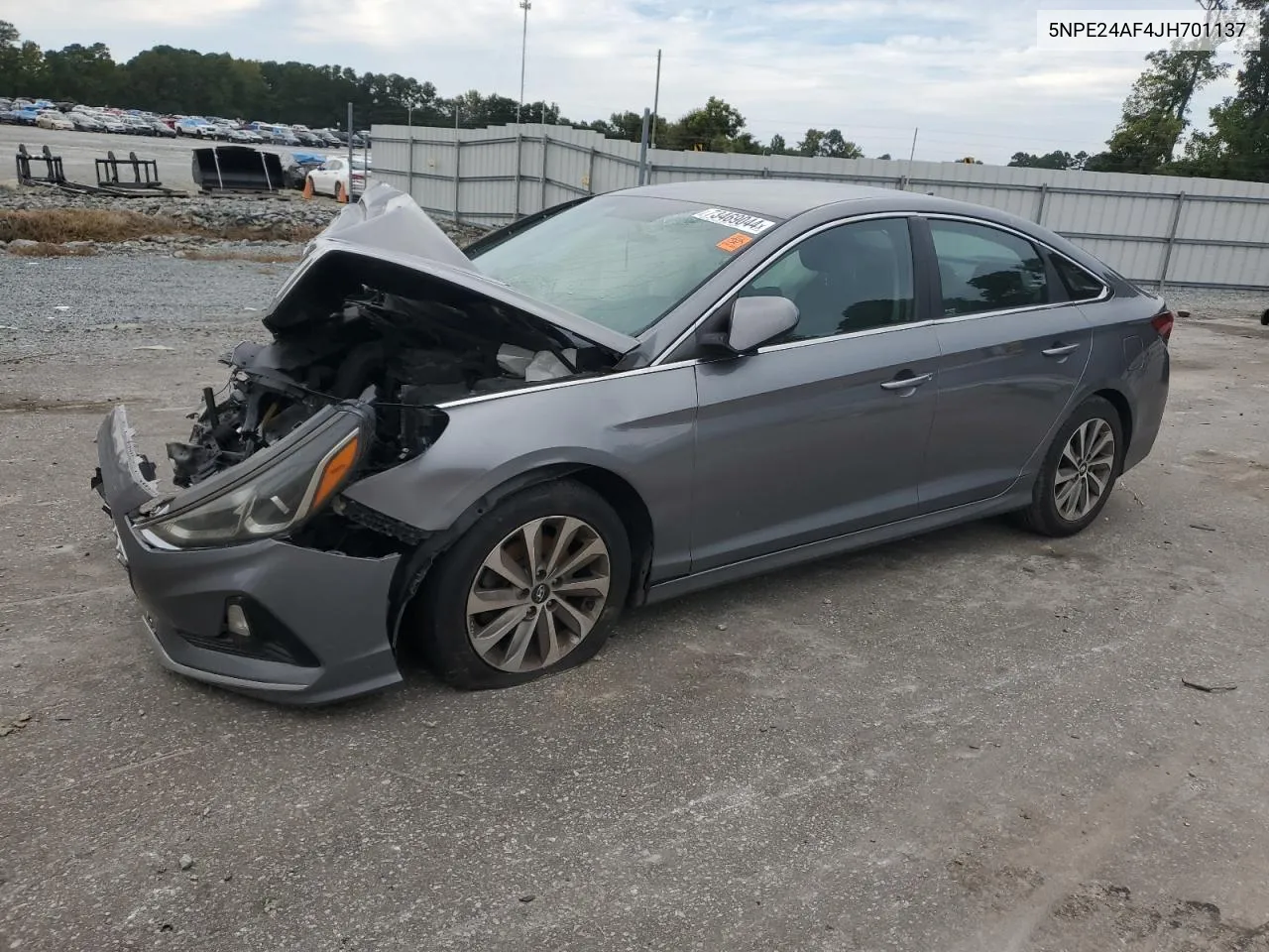 2018 Hyundai Sonata Se VIN: 5NPE24AF4JH701137 Lot: 73469044