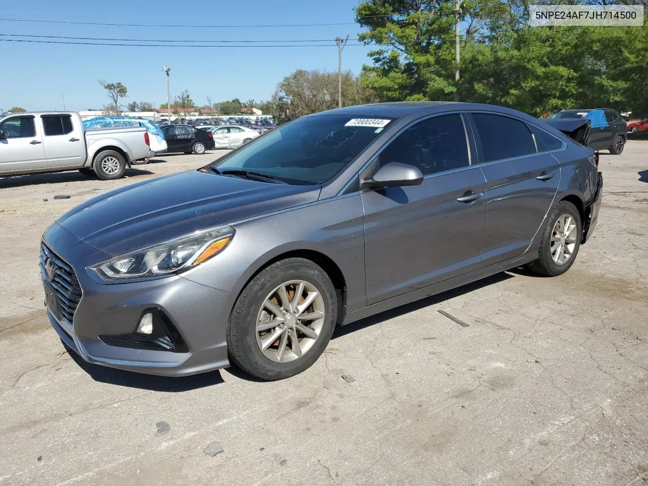 2018 Hyundai Sonata Se VIN: 5NPE24AF7JH714500 Lot: 73800344