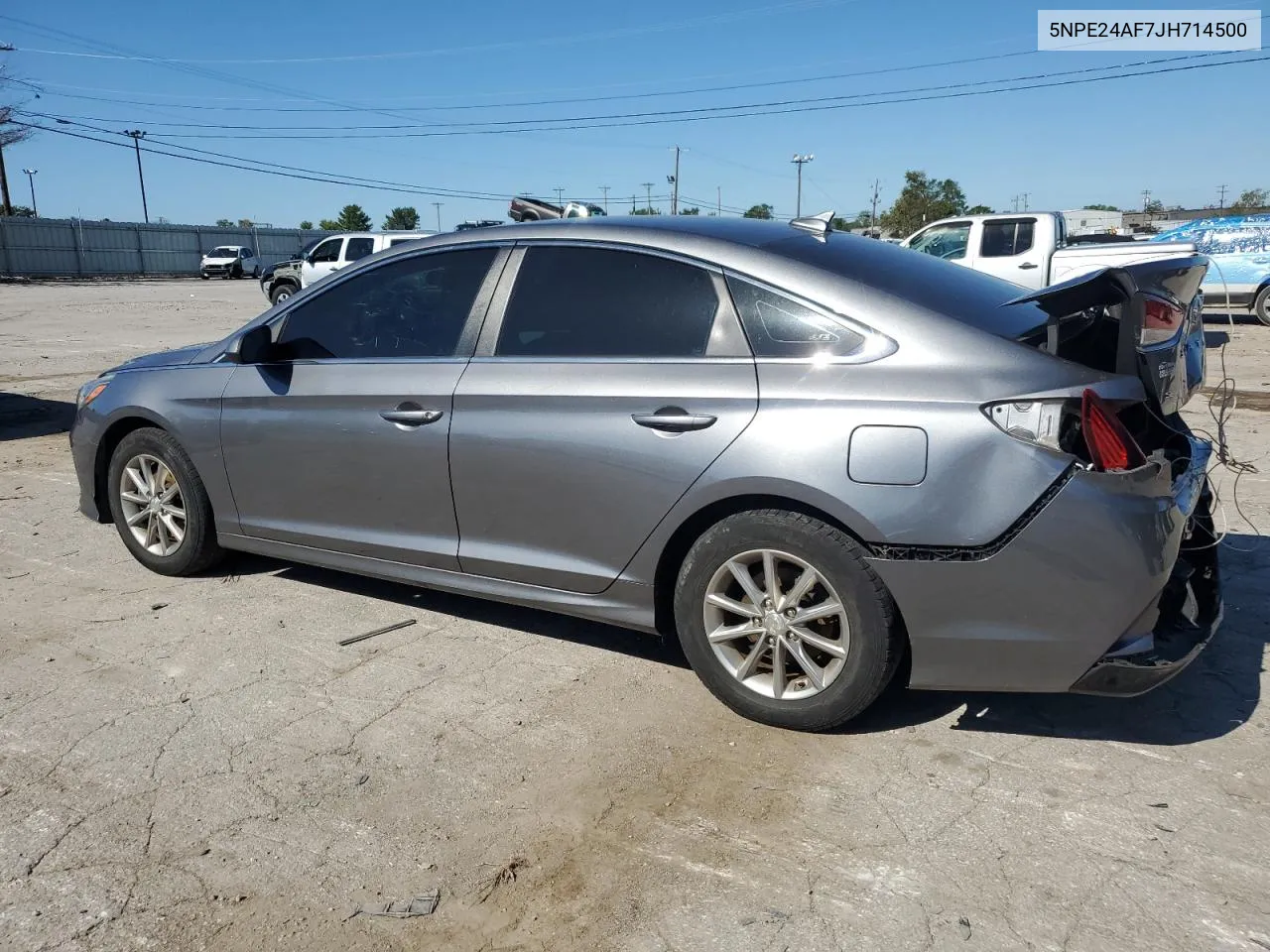 2018 Hyundai Sonata Se VIN: 5NPE24AF7JH714500 Lot: 73800344