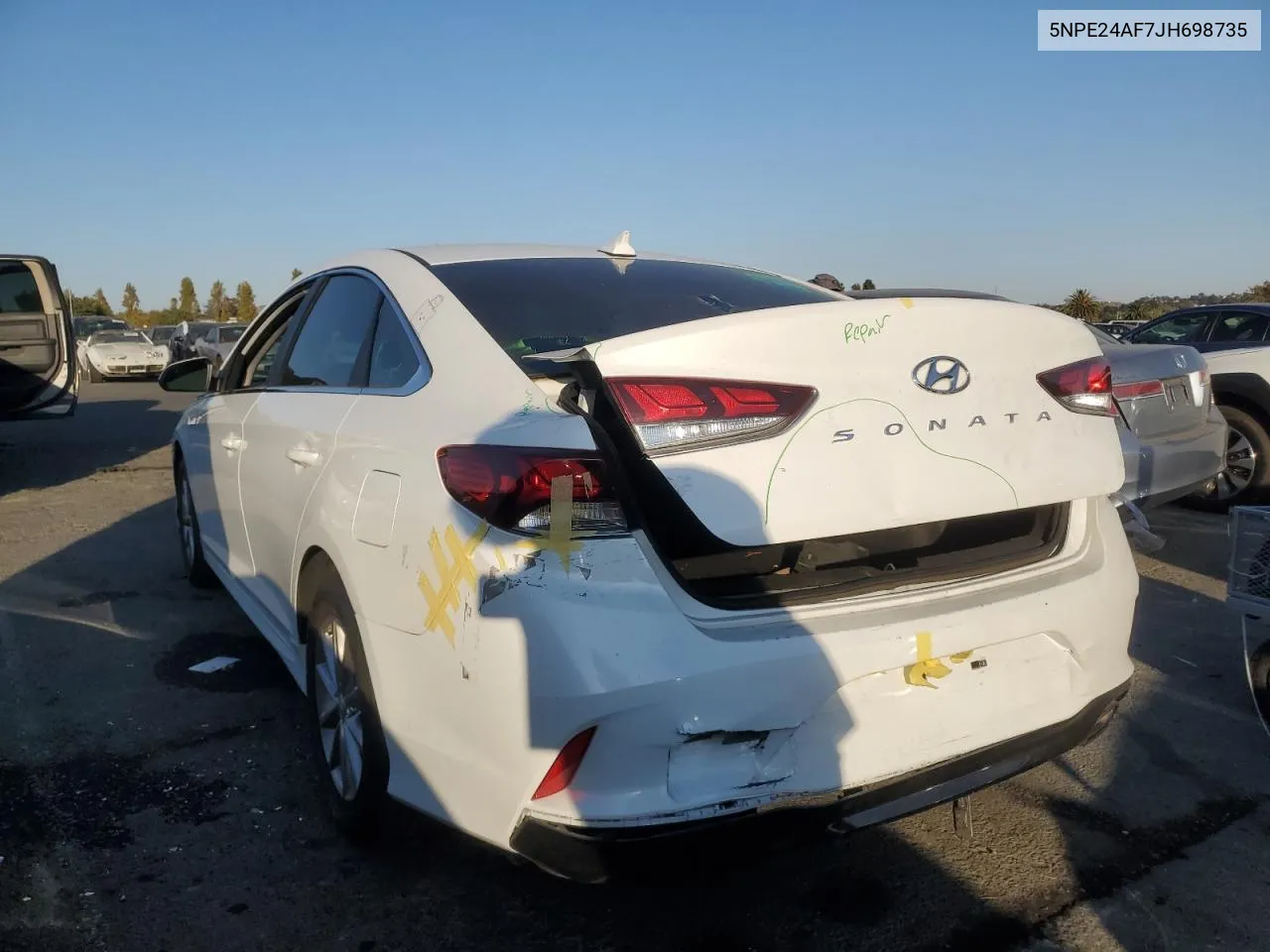 5NPE24AF7JH698735 2018 Hyundai Sonata Se