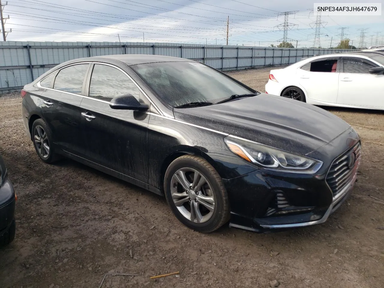 5NPE34AF3JH647679 2018 Hyundai Sonata Sport