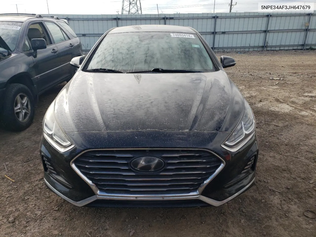 2018 Hyundai Sonata Sport VIN: 5NPE34AF3JH647679 Lot: 74093414