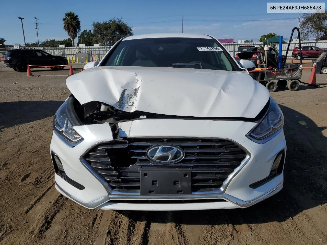 2018 Hyundai Sonata Se VIN: 5NPE24AF9JH686473 Lot: 74143854