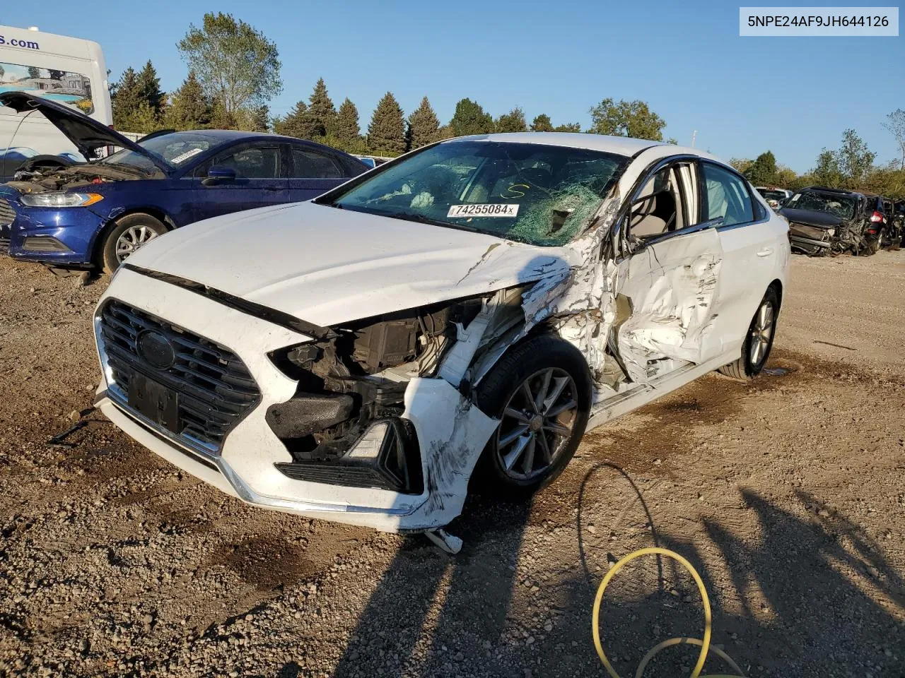 5NPE24AF9JH644126 2018 Hyundai Sonata Se