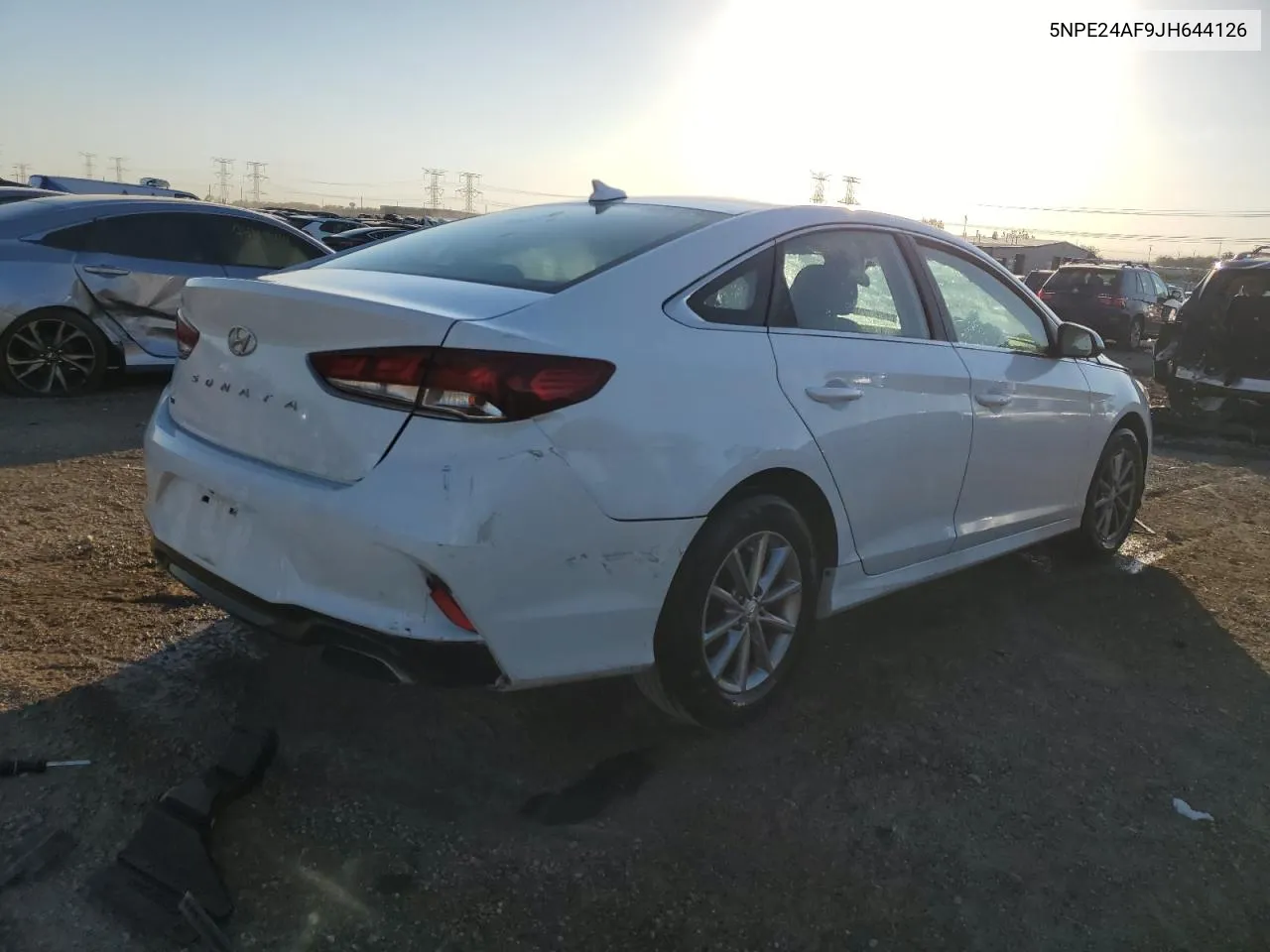 2018 Hyundai Sonata Se VIN: 5NPE24AF9JH644126 Lot: 74255084