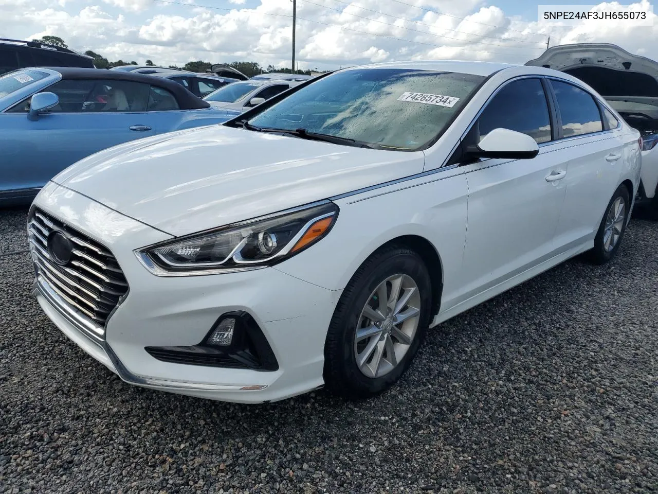 2018 Hyundai Sonata Se VIN: 5NPE24AF3JH655073 Lot: 74285734