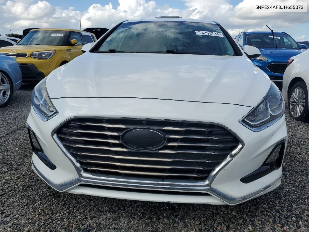 2018 Hyundai Sonata Se VIN: 5NPE24AF3JH655073 Lot: 74285734