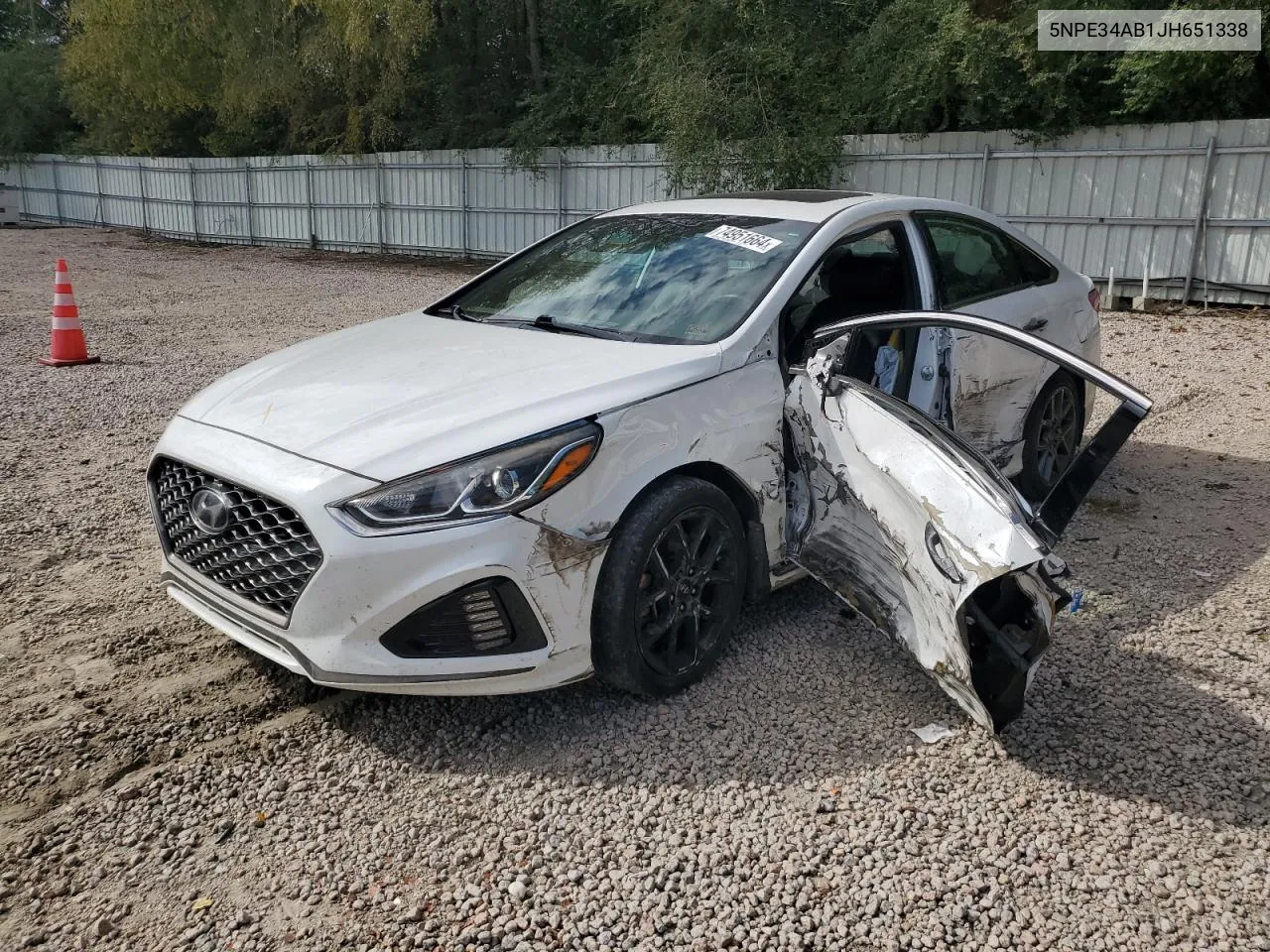 2018 Hyundai Sonata Sport VIN: 5NPE34AB1JH651338 Lot: 74951664