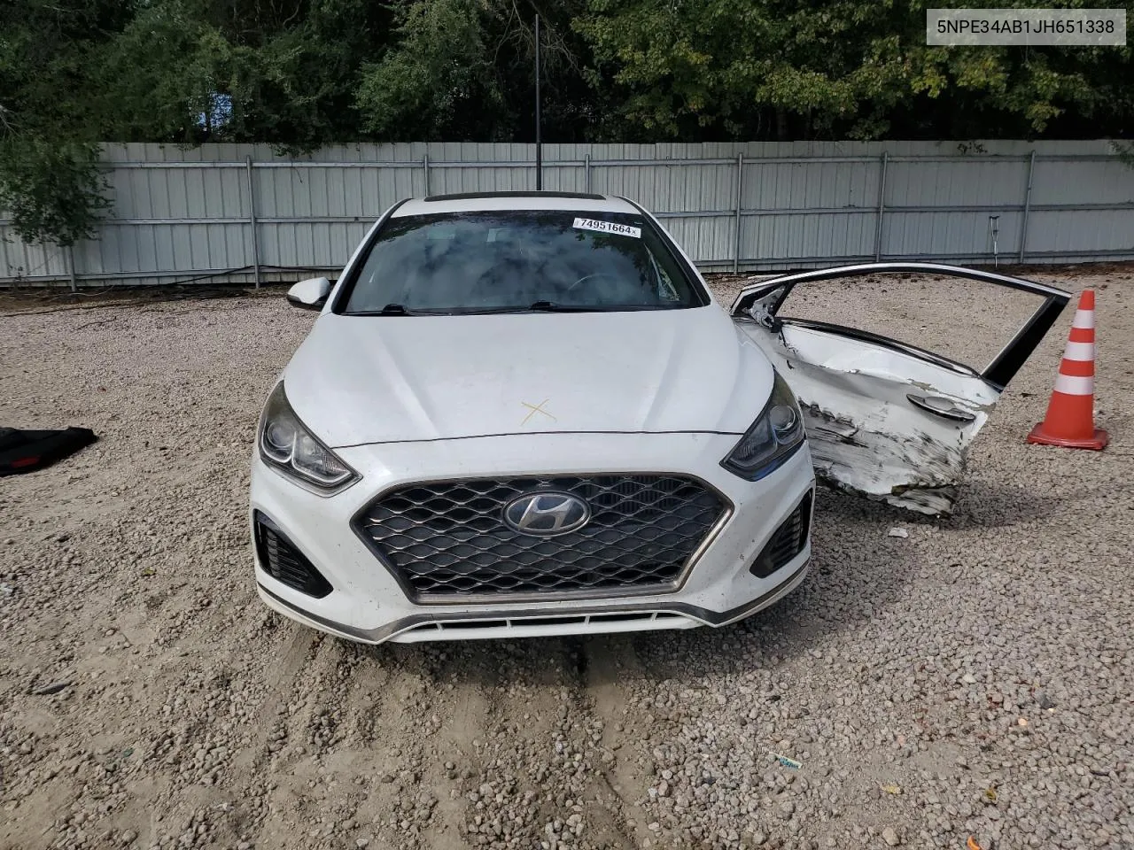 2018 Hyundai Sonata Sport VIN: 5NPE34AB1JH651338 Lot: 74951664