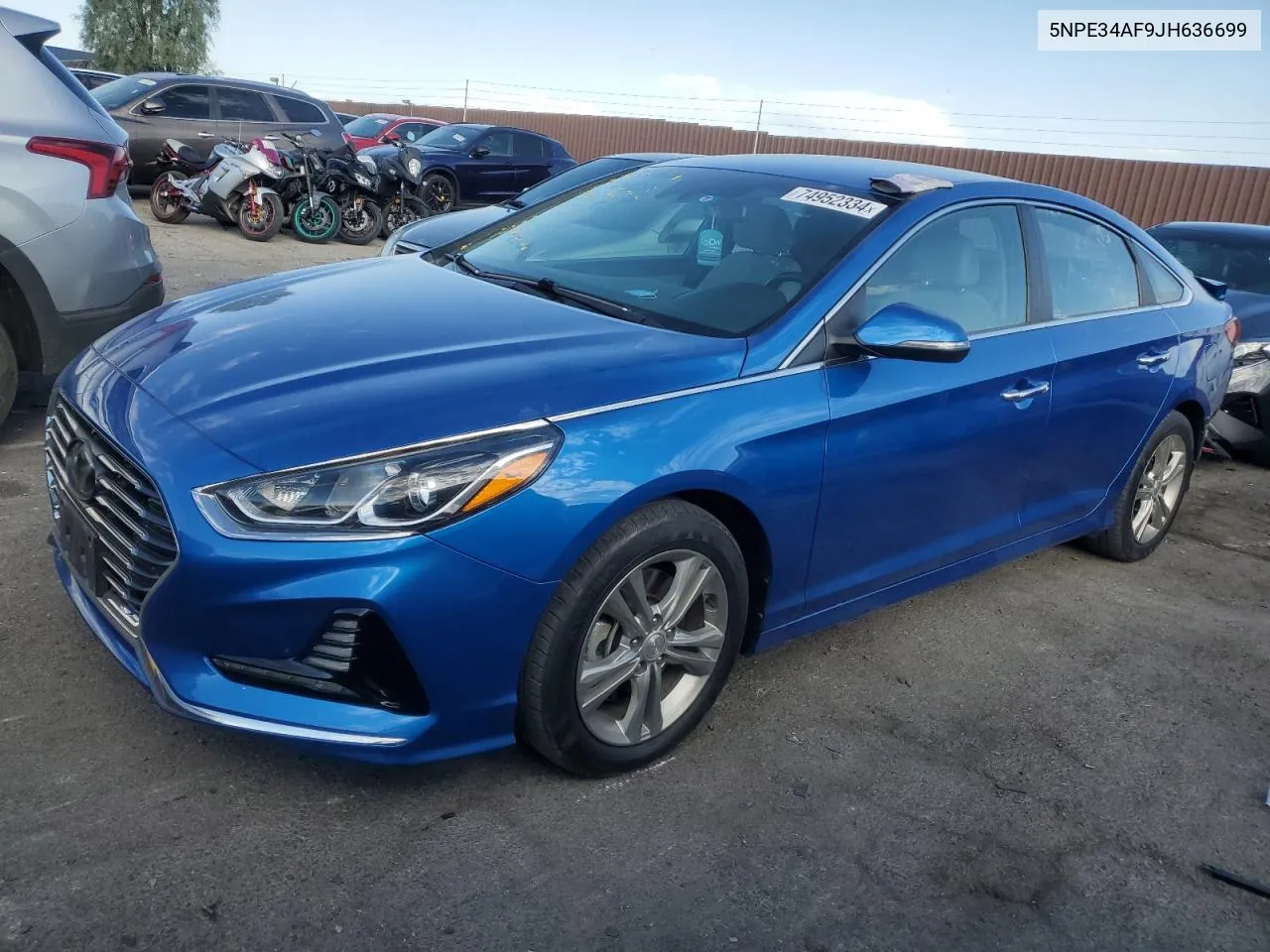 2018 Hyundai Sonata Sport VIN: 5NPE34AF9JH636699 Lot: 74952334