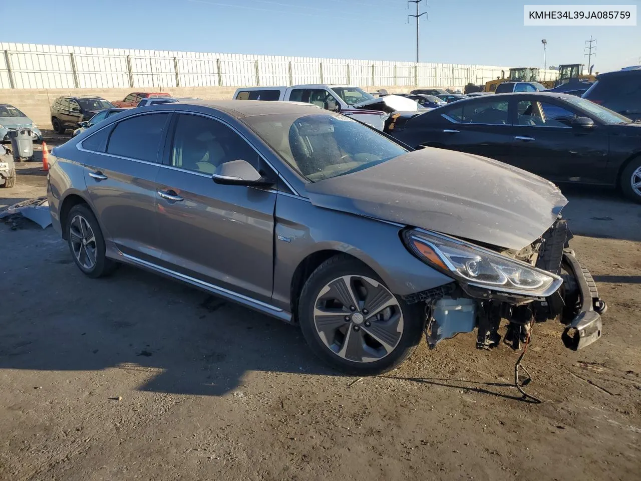 2018 Hyundai Sonata Hybrid VIN: KMHE34L39JA085759 Lot: 75012704