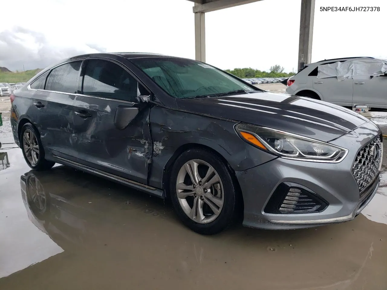 5NPE34AF6JH727378 2018 Hyundai Sonata Sport