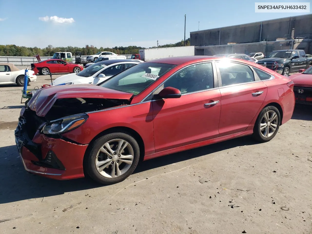 5NPE34AF9JH633432 2018 Hyundai Sonata Sport