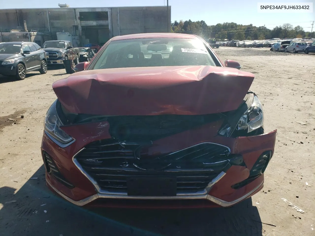 5NPE34AF9JH633432 2018 Hyundai Sonata Sport