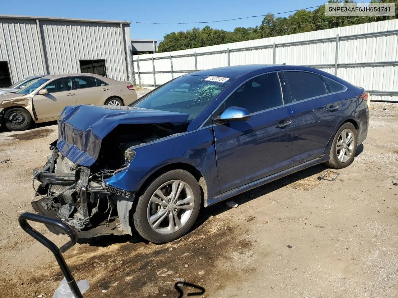 5NPE34AF6JH654741 2018 Hyundai Sonata Sport