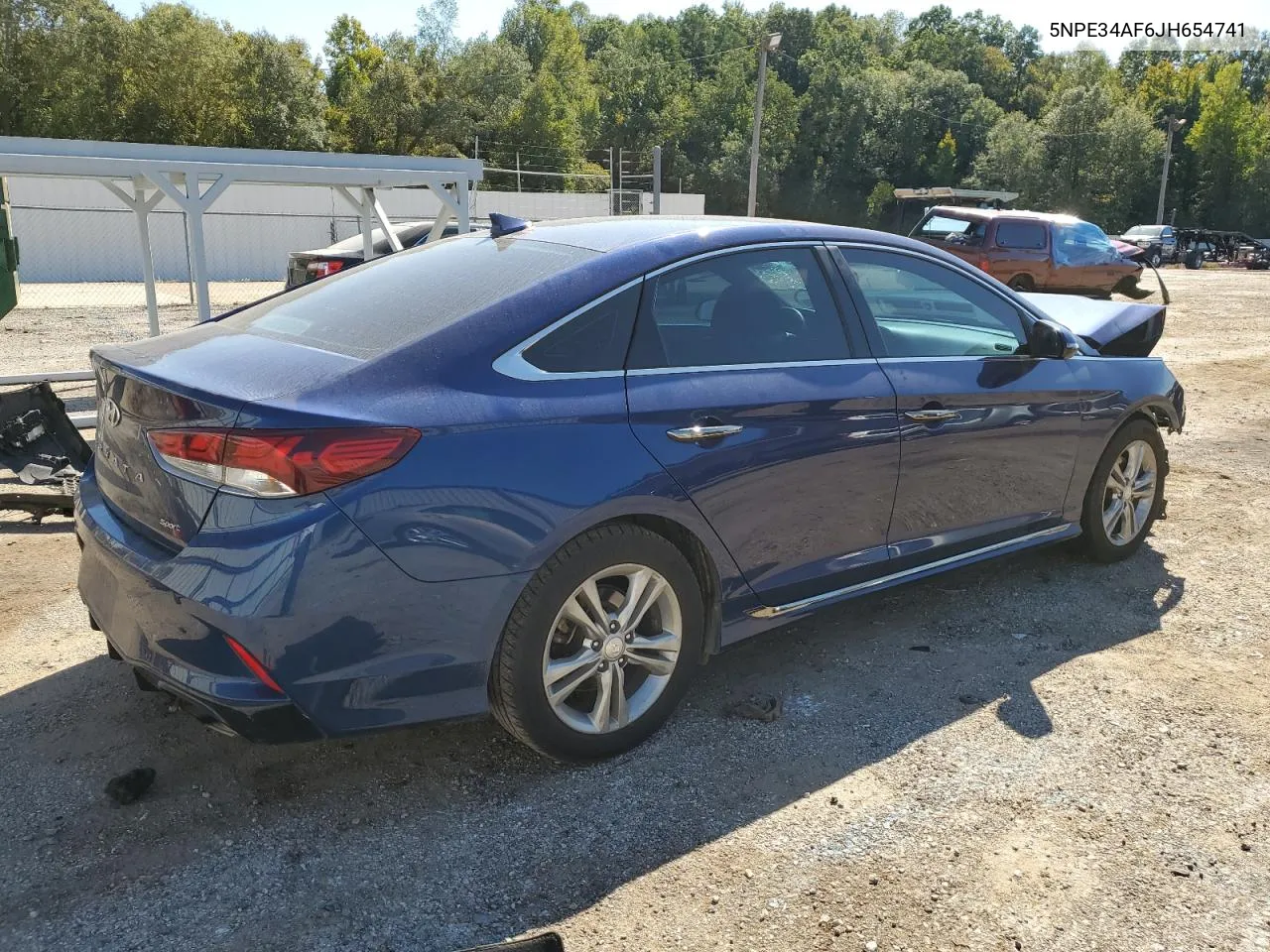 5NPE34AF6JH654741 2018 Hyundai Sonata Sport