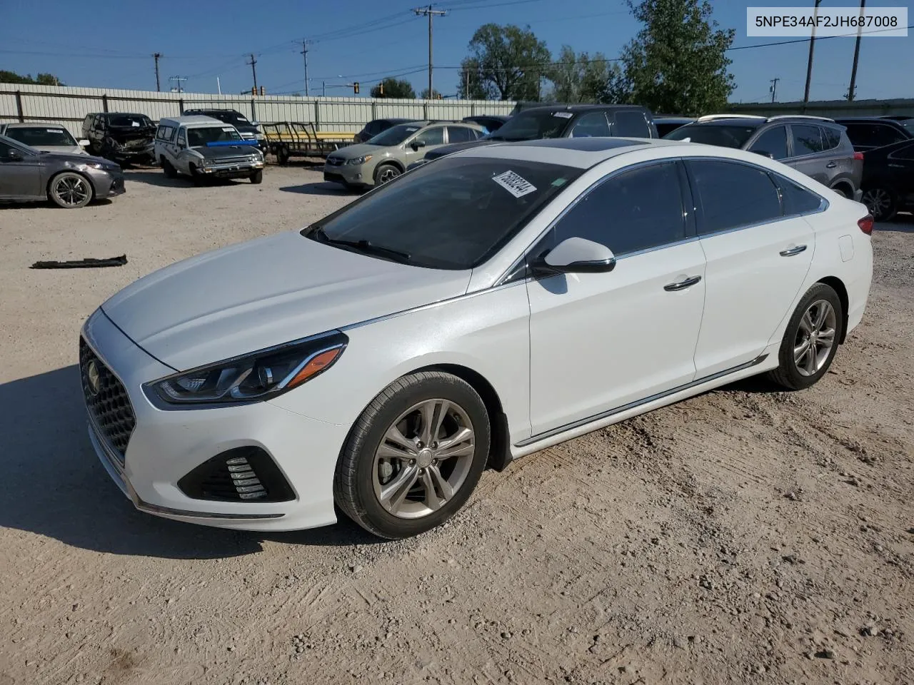 5NPE34AF2JH687008 2018 Hyundai Sonata Sport