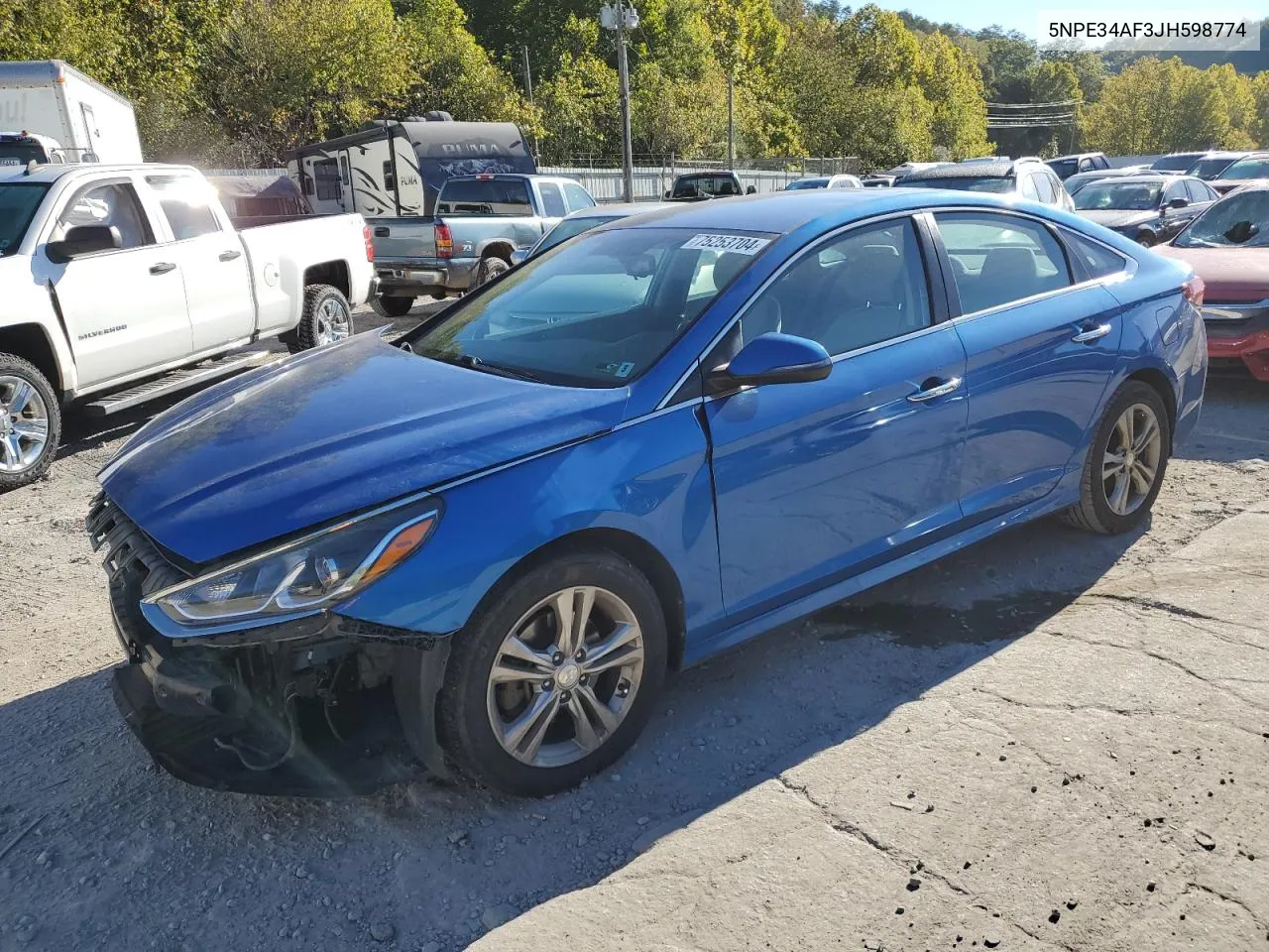 5NPE34AF3JH598774 2018 Hyundai Sonata Sport