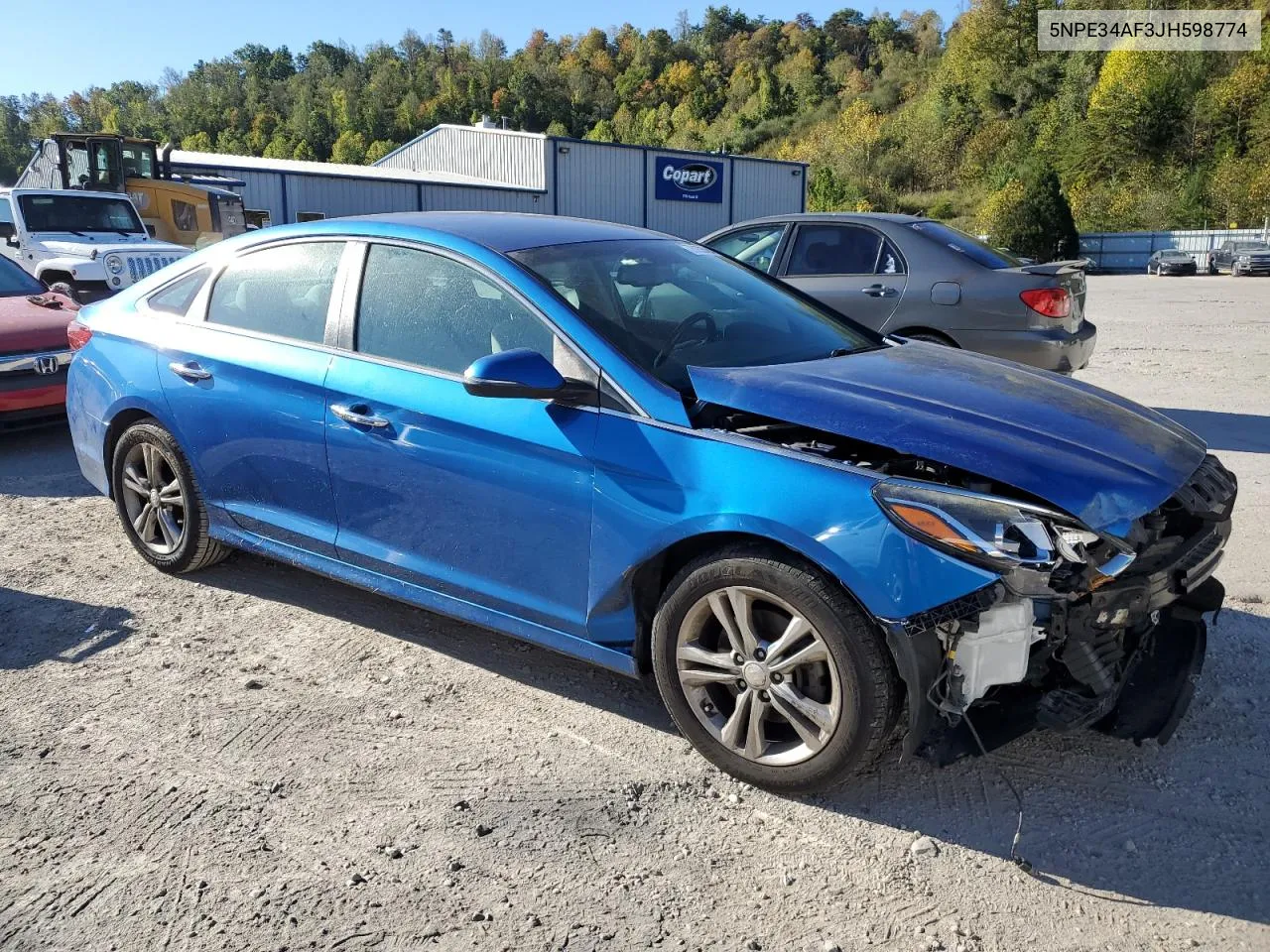 5NPE34AF3JH598774 2018 Hyundai Sonata Sport