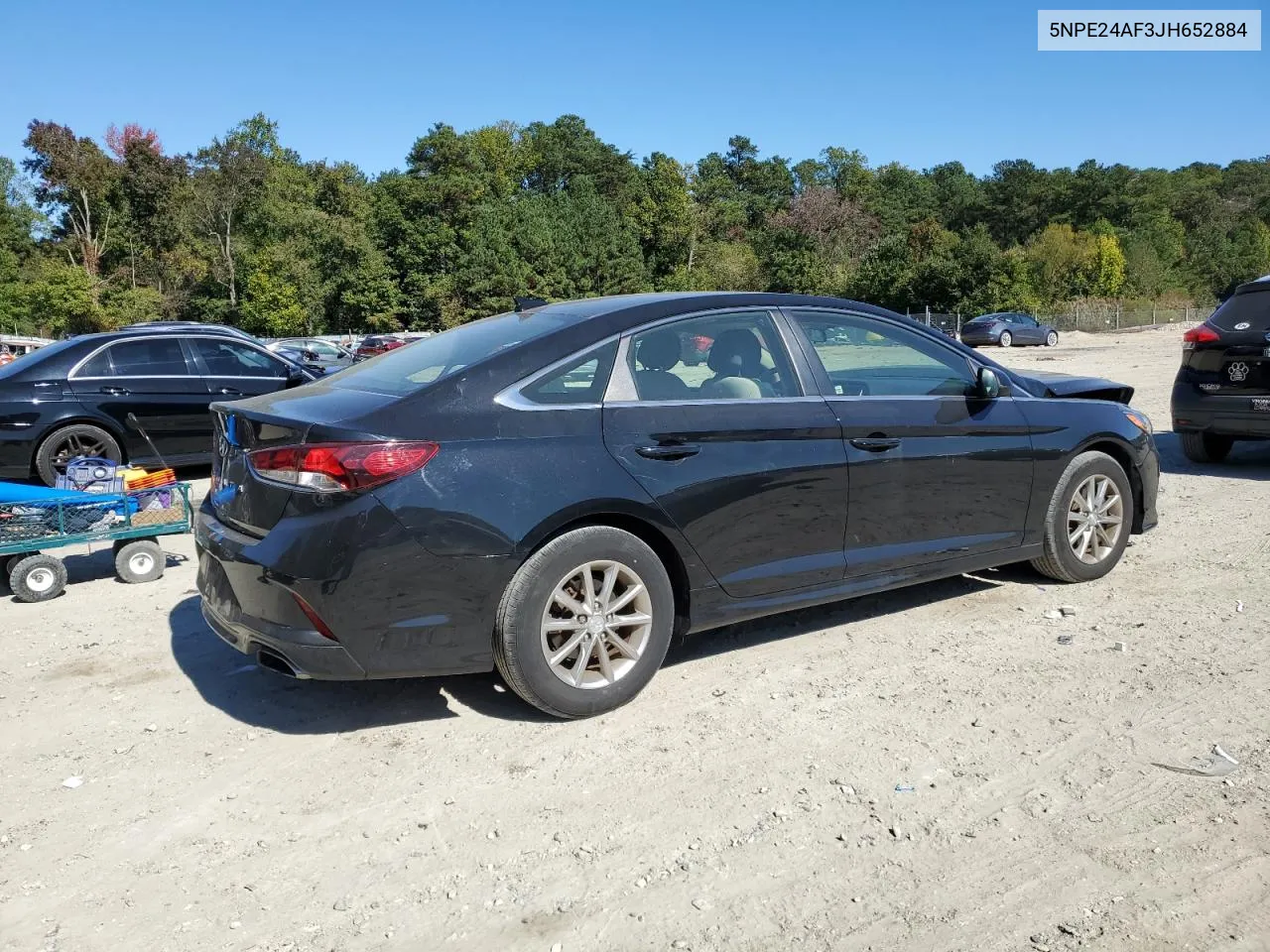 5NPE24AF3JH652884 2018 Hyundai Sonata Se