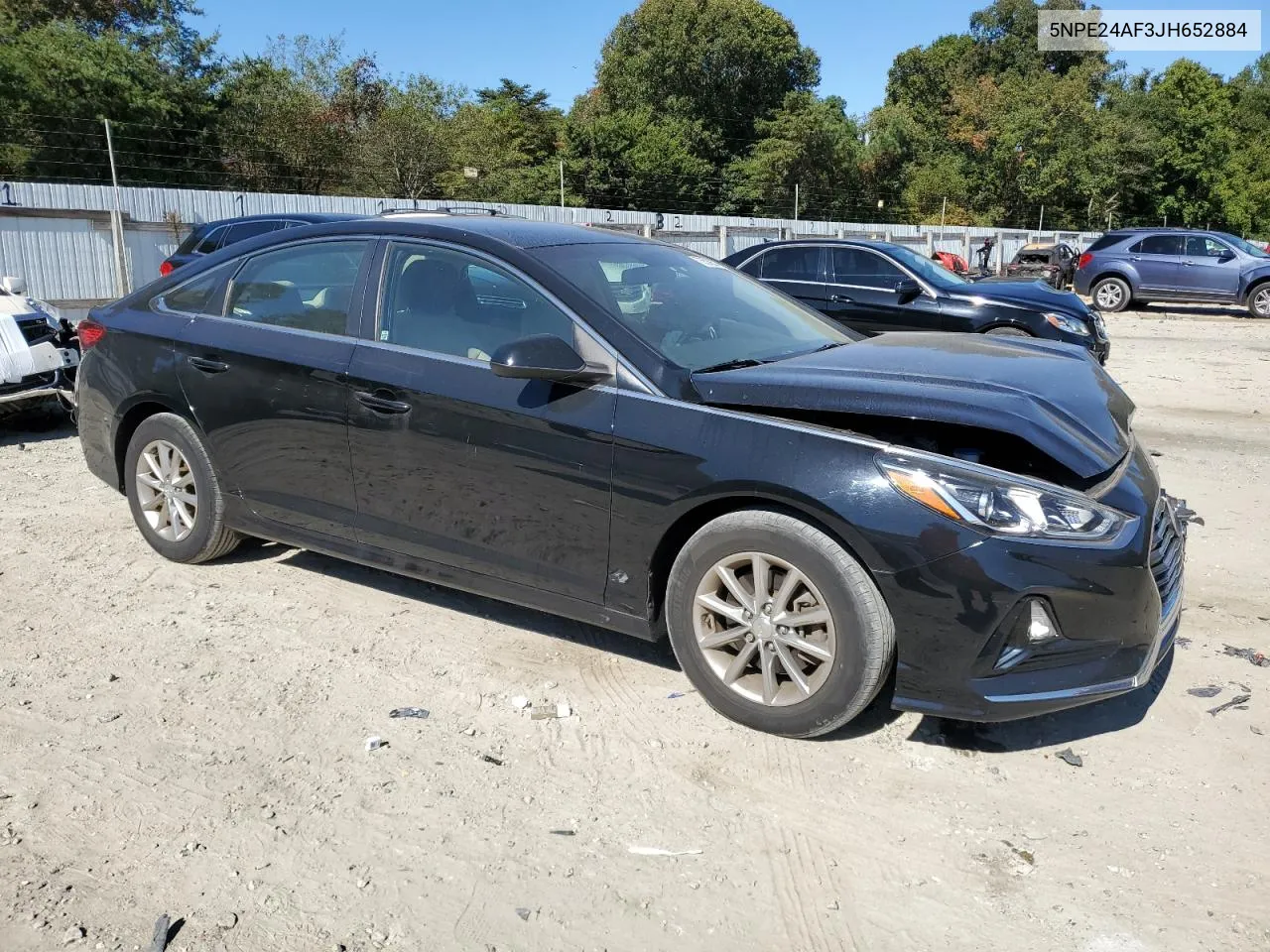 5NPE24AF3JH652884 2018 Hyundai Sonata Se