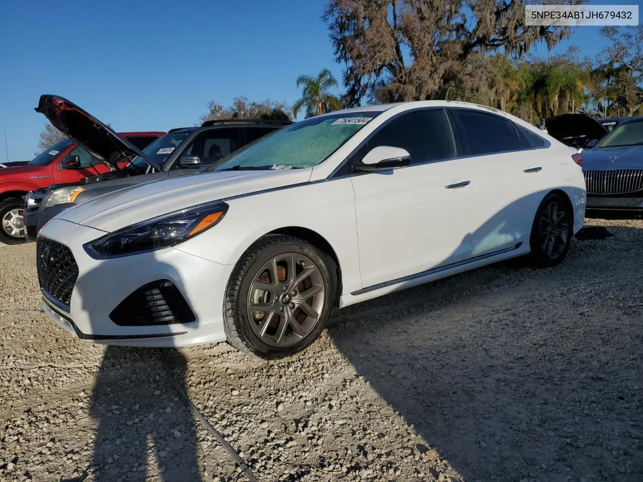 2018 Hyundai Sonata Sport VIN: 5NPE34AB1JH679432 Lot: 75541504