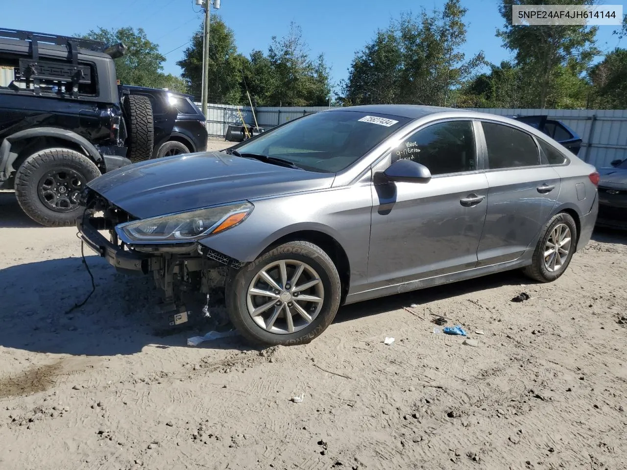 2018 Hyundai Sonata Se VIN: 5NPE24AF4JH614144 Lot: 75627434