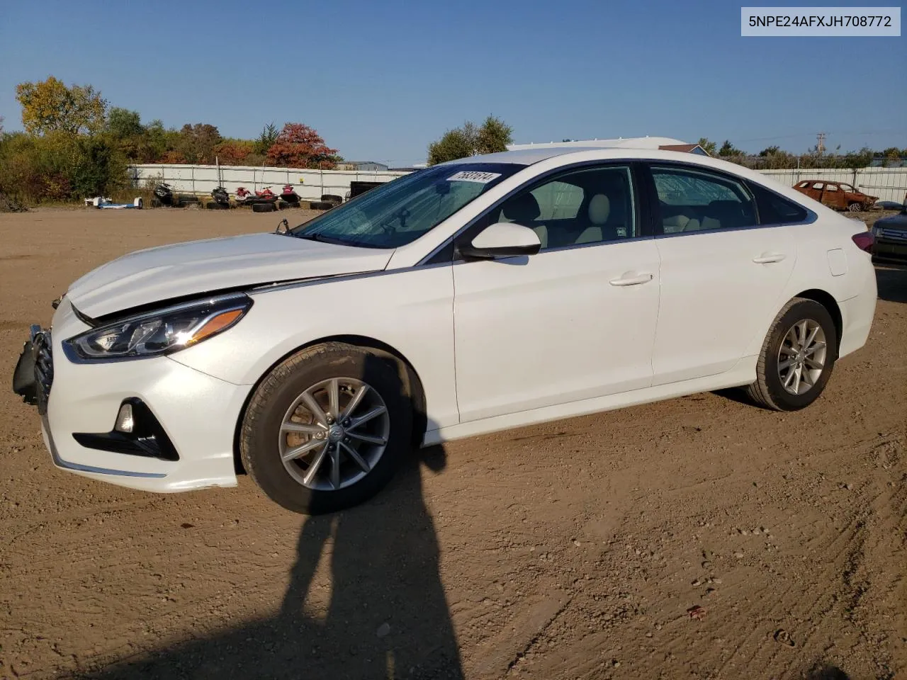 2018 Hyundai Sonata Se VIN: 5NPE24AFXJH708772 Lot: 75831614