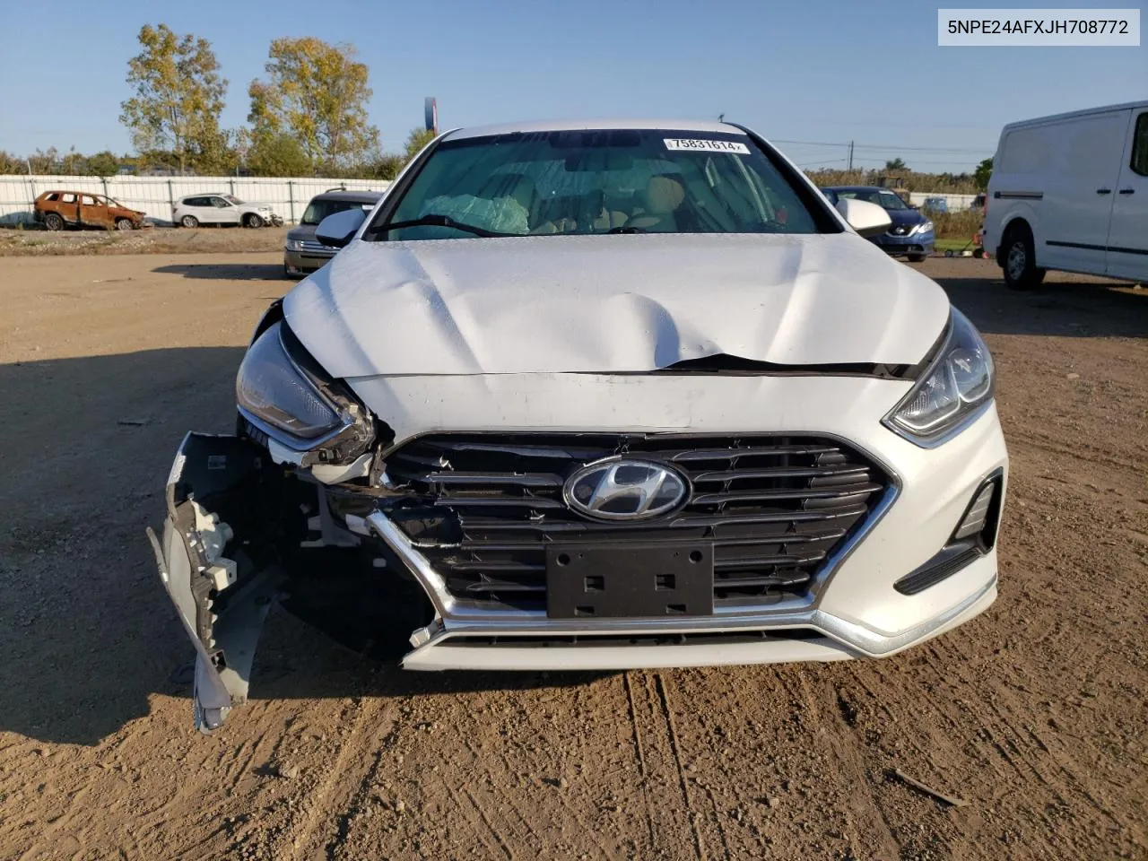 5NPE24AFXJH708772 2018 Hyundai Sonata Se