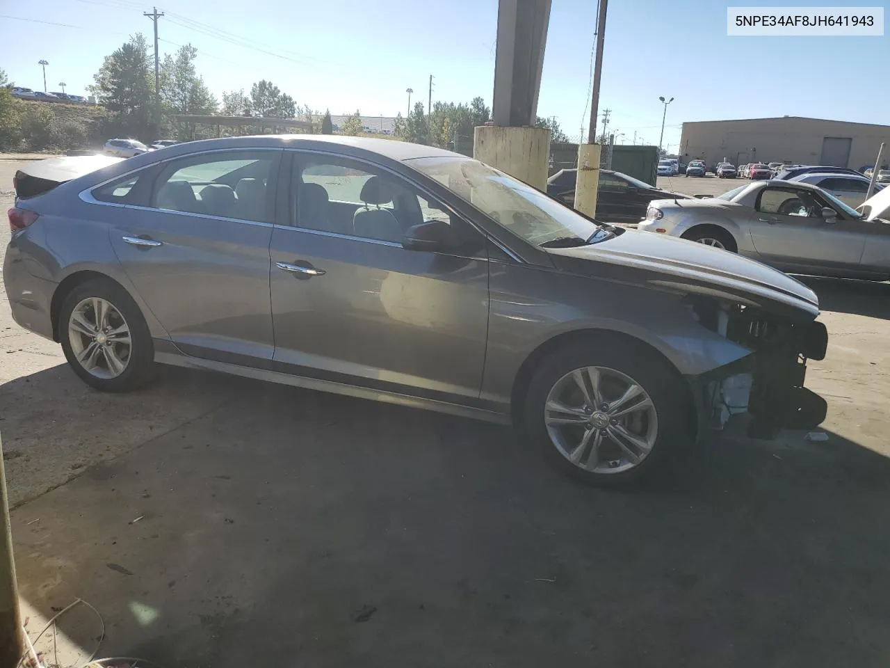 5NPE34AF8JH641943 2018 Hyundai Sonata Sport