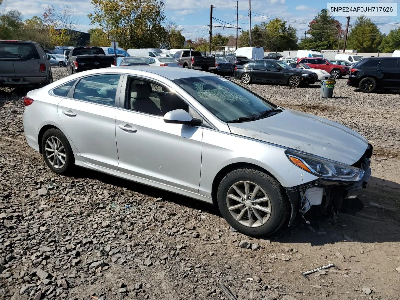 2018 Hyundai Sonata Se VIN: 5NPE24AF0JH717626 Lot: 75906284