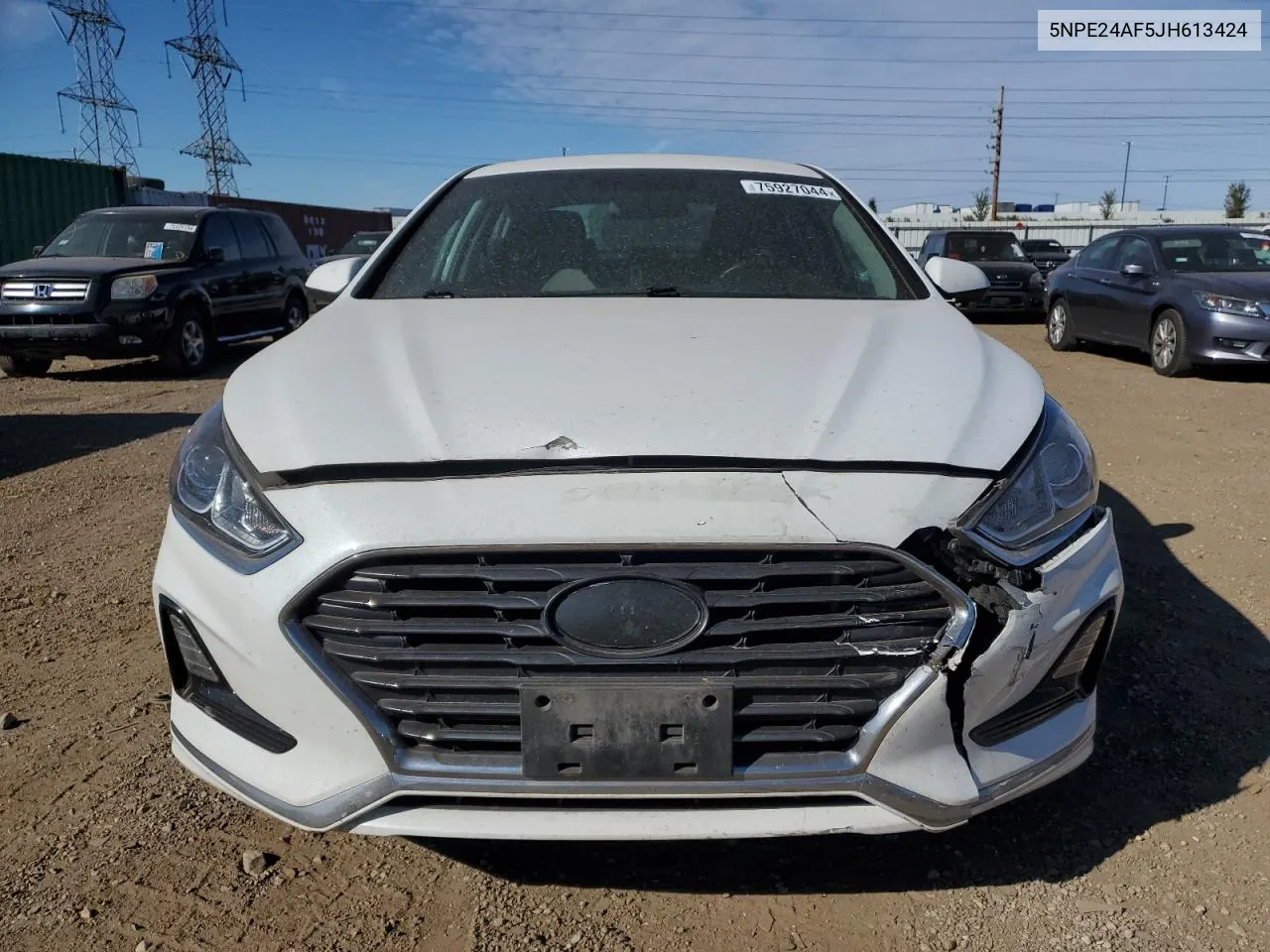 5NPE24AF5JH613424 2018 Hyundai Sonata Se