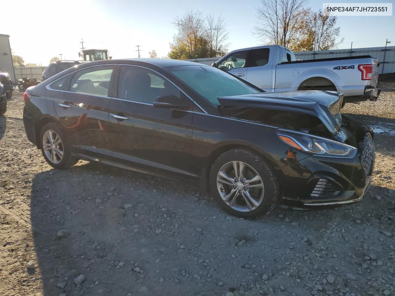 5NPE34AF7JH723551 2018 Hyundai Sonata Sport