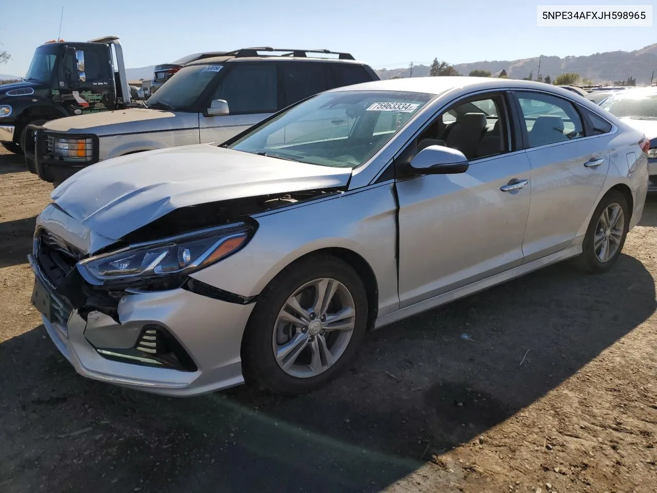 5NPE34AFXJH598965 2018 Hyundai Sonata Sport