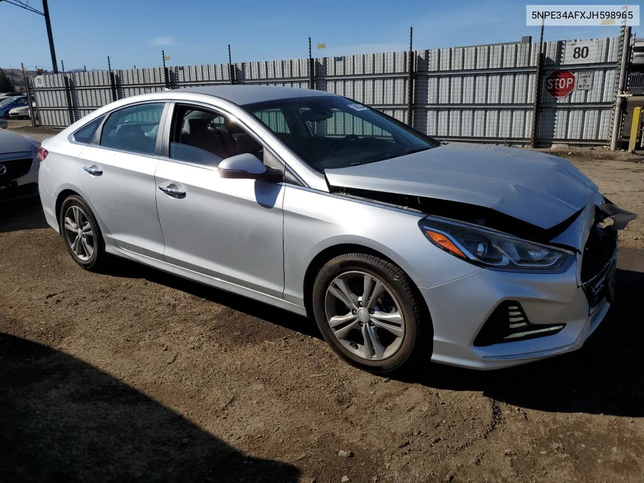 5NPE34AFXJH598965 2018 Hyundai Sonata Sport