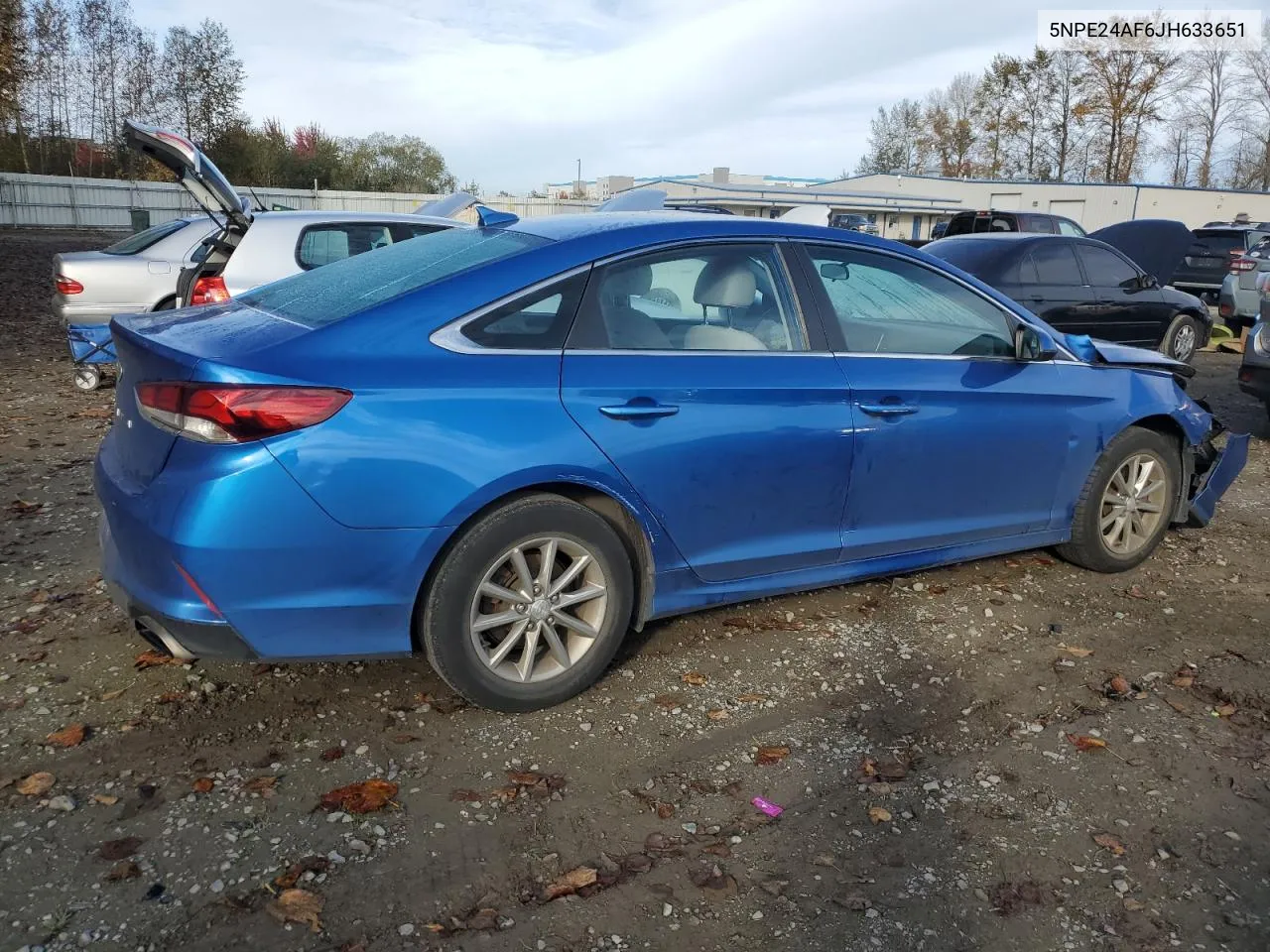 5NPE24AF6JH633651 2018 Hyundai Sonata Se