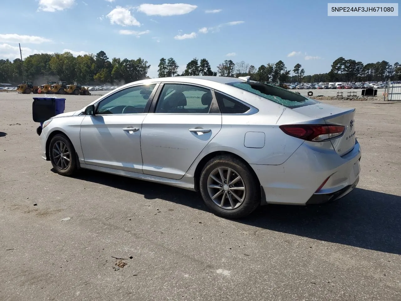 2018 Hyundai Sonata Se VIN: 5NPE24AF3JH671080 Lot: 75987544